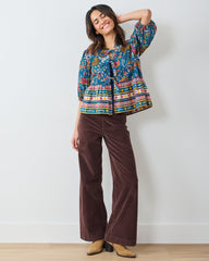 Tibetan Tigress - Annabelle Blouse - Blue Ridge