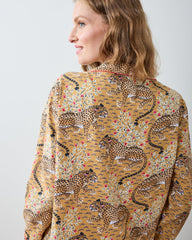 Bagheera - Lightweight Flannel Long PJ Set - Tobacco