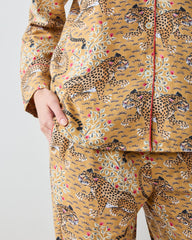 Bagheera - Lightweight Flannel Long PJ Set - Tobacco