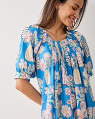 Antique Vases - Raina Dress - Blue Sky