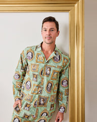 PF + Downton Abbey: The Grande Finale | Dogton Abbey - Men's Long PJ Set - Green