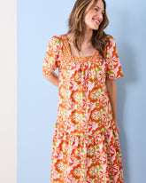 Flower Hour - Tara Dress - Lava Lamp