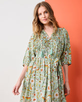 India Bloom - Artifact Dress - Sage