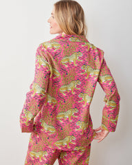 Bagheera - Lightweight Flannel Long PJ Set - Hot Pink