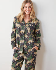 Bagheera - Lightweight Flannel Long PJ Set - Ink