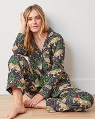 Bagheera - Lightweight Flannel Long PJ Set - Ink