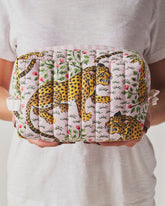 Bagheera - Quilted Pouch - Blush