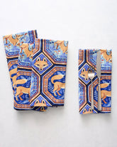 Fancy Fox - Dinner Napkins Set Of 4 - French Blue