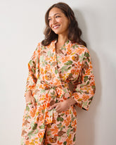 Hedgehog Forest - Robe - Peach Leaf