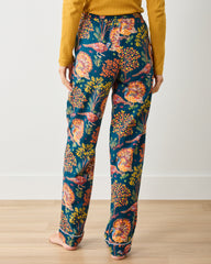 Turkey Trot - Tall Lightweight Flannel PJ Pants - Midnight Navy