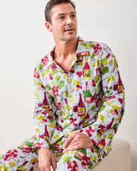 Wine Club - Men's Long PJ Set - Vineyard Sky