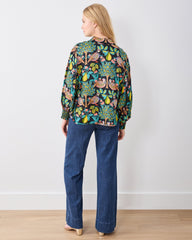 Partridge In A Pear Tree - Anastasia Blouse - Ink