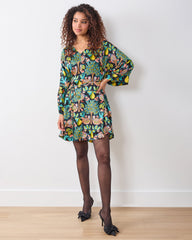 Partridge In A Pear Tree - Ophelia Dress - Ink