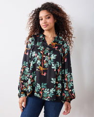 Pheasant & Figs - Finley Blouse - Ink