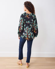 Pheasant & Figs - Finley Blouse - Ink