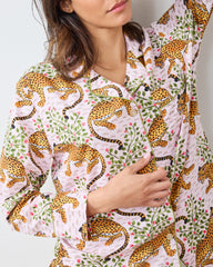 Bagheera - Lightweight Flannel Long PJ Set - Blush