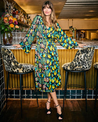 Partridge In A Pear Tree - Dulce Dress - Ink