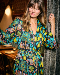 Partridge In A Pear Tree - Dulce Dress - Ink