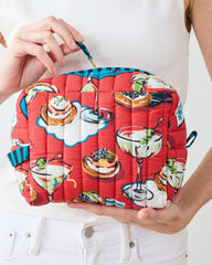 Blinis & Martinis - Three's Best Pouch Set - Matchbook Red