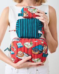 Blinis & Martinis - Three's Best Pouch Set - Matchbook Red