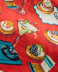 Blinis & Martinis - Midweight Flannel Men's PJ Pants - Matchbook Red