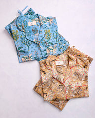 Bagheera & Camel's Courtyard - Lightweight Flannel PJ Set Bundle - Multi