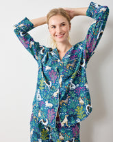 Must Love Dogs - Lightweight Flannel Long PJ Set - Indigo