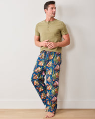 Bonfire Stories - Men's PJ Pants - Starlight Blue