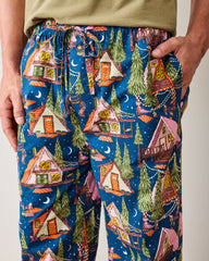 Bonfire Stories - Men's PJ Pants - Starlight Blue