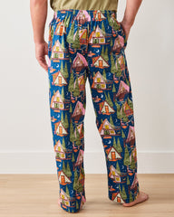 Bonfire Stories - Men's PJ Pants - Starlight Blue