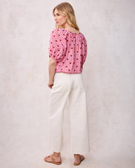 Sweethearts - Piper Blouse - Blushing Valentine