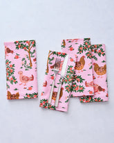 Hen House - Dinner Napkins Set Of 4 - Ballet Pink