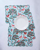 Hen House - Placemats Set Of 4 - Soft Blue