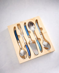 French Home - Laguiole - French Home Laguiole 5 Piece Hostess Set - Shades of Blue