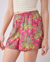 Bagheera - Eco Satin Boyfriend Boxer - Hot Pink