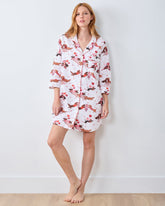 Dachshund Date - Sleep Shirt - Cloud