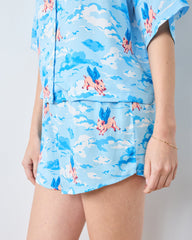 When Pigs Fly - Eco Satin Sweet Dreams Set - Pale Blue