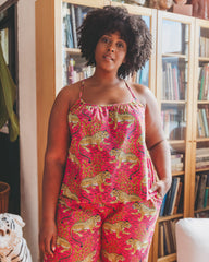 Bagheera - Cami Cropped Set - Hot Pink