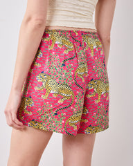 Bagheera - Eco Satin Boyfriend Boxer - Hot Pink